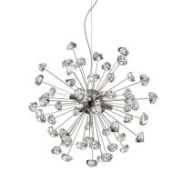 Lampa wisząca STAR P0539-06A-F4AC Zuna Line szklana chrom