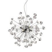 Lampa wisząca STAR P0539-06A-F4AC Zuna Line szklana chrom