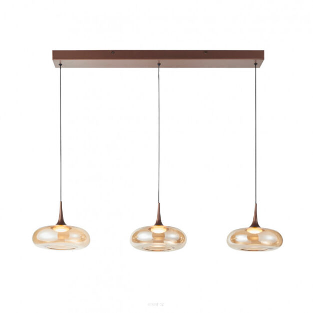 Lampa wisząca Tenele PND-24028-3B-COPP Italux
