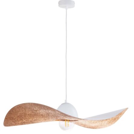 Lampa wisząca KAPELLO 32337 SIGMA kapelusz 76 cm biały/miedź