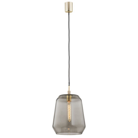 Lampa wisząca IRUN 4267 Argon Szklany dymiony klosz 25 cm