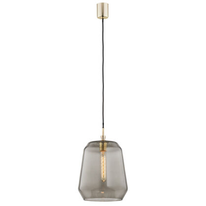 Lampa wisząca IRUN 4267 Argon Szklany dymiony klosz 25 cm