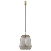 Lampa wisząca IRUN 4267 Argon Szklany dymiony klosz 25 cm