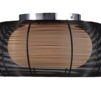  Plafon Tango MX1104-2L czarny Zuma Line czarny z aluminium i szkła