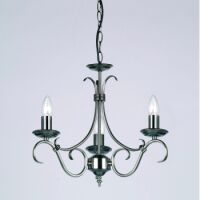 Lampa wisząca BERNICE 3x antyczne srebro ENDON LIGHTING 2030-3AS  