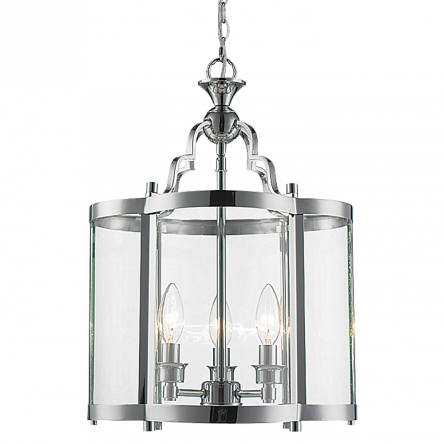 Lampa wisząca New York - P03943CH COSMO Light kształtem przypomina latarnię wykonana w stylu nowojorskim