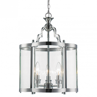 Lampa wisząca New York - P03943CH COSMO Light kształtem przypomina latarnię wykonana w stylu nowojorskim
