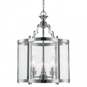 Lampa wisząca New York - P03943CH COSMO Light kształtem przypomina latarnię wykonana w stylu nowojorskim