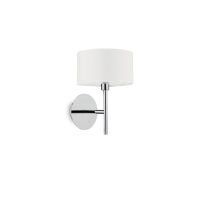 Kinkiet Woody 143156 NOWOCZESNY IP20 E27 METAL  Ideal Lux OKRĄGŁA OPRAWA 