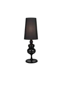 Lampa stołowa BAROCO TABLE AC-7121-1 AZ2162 czarna barokowy klasyczny styl 