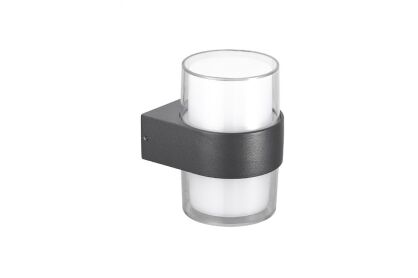 Kinkiet zewnętrzny LARS ROUND Azzardo IP44 wysokość 13.5 cm 3000k/4000k