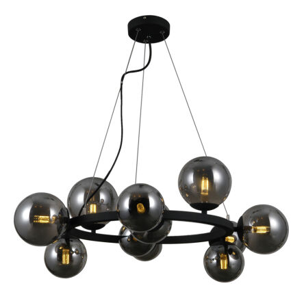 Lampa wisząca Montora PND-30223-11 Italux DESIGNERSKA dymione klosze
