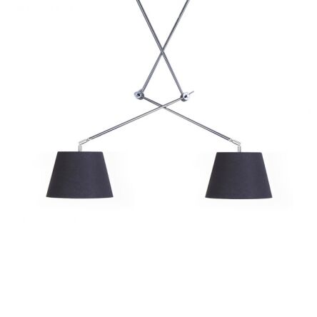 Lampa wisząca ADAM 2S BLACK PENDANT LAMP BODY azzardo przegubowe ramiona