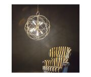 Lampa wisząca Konse SP1 155968 NOWOCZESNY IP20  METAL / SZKŁO / STAL ZŁOTA OPRAWA W STYLU NOWOCZESNYM Ideal Lux LAMPA WEWNĘTRZNA  - 2