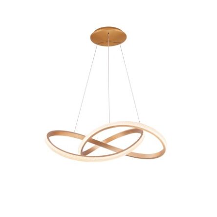 Lampa wisząca INFINITY 80 CCT BK + REMOTE CONTROL złota Azzardo AZ5097