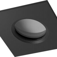 Oprawa sufitowa wpuszczana czarna AZzardo IKA SQUARE IP65 AZ4230 