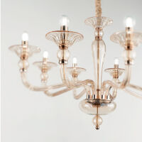 Lampa wisząca Żyrandol Danieli SP8 159973 NOWOCZESNY IP20 E27 metal Ideal Lux OPRAWA W STYLU KLASYCZNYM