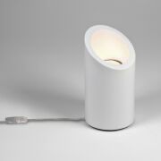 Lampa stołowa podłogowa Marasino- Astro 1218001 4523 biały gips nietypowa zintegrowany włącznik kształt ściętej tuby