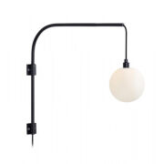 Kinkiet Buddy 107494 Markslojd skandynawska designerska minimalistyczna czarna podstawa