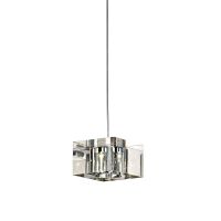 Lampa wisząca Box 1 AZzardo AZ0036 wykonana z metalu oraz transparentnego szkła