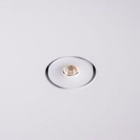 Lampa wpuszczana Iner 1 Trimless edge.LED CRI80 13W Labra 4.0766  okrągła LED techniczna różne kolory wykończenia