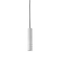 Lampa wisząca Azzardo LOCUS L Pedant  AZ3129 biała tuba z marszczeniem