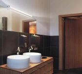 MAREA 14W KINKIET ORLICKI DESIGN nad lustro chrom i biała plexi - 2