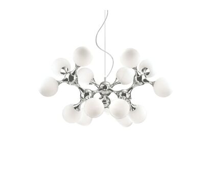 Lampa wisząca Nodi SP15 082073  NOWOCZESNY IP20  METAL / SZKŁO oprawa w stylu nowoczesnym Ideal Lux LAMPA WEWNĘTRZNA  
