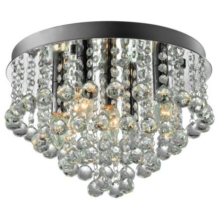 PLAFON lampa wewnętrzna ZUMA LINE ALEX CEILING RLX94874-5 W KOLORZE Transparentnym NOWOCZESNY  