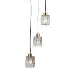 Lampa wisząca Torno PND-40813-3R-HBR Italux - 4