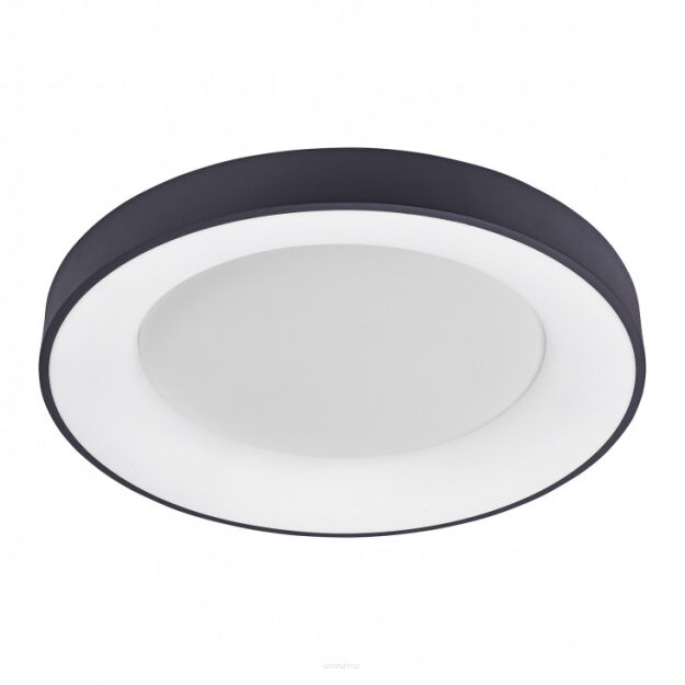 Plafon GIULIA 5304-850RC-BK-3 Italux nowoczesny w kolorze czarnym LED 50w ŚR. 60CM