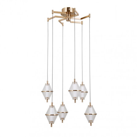 Lampa wisząca Fuente PND-34395-6-HBR Italux