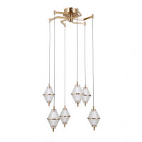 Lampa wisząca Fuente PND-34395-6-HBR Italux