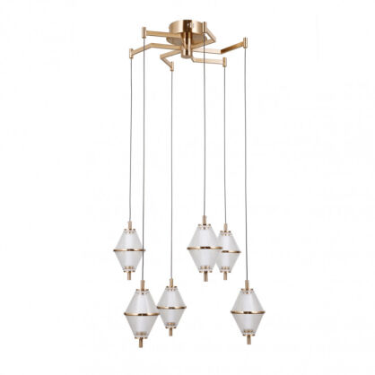 Lampa wisząca Fuente PND-34395-6-HBR Italux