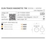 Lampa do szyny magnetycznej ELIN TRACK MAGNETIC AZ4632 Azzardo złota kula LED 3000K - 4