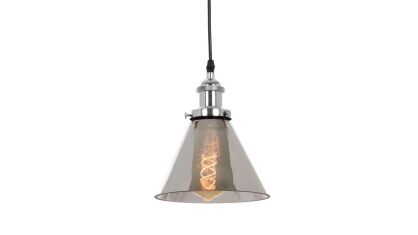 LAMPA WISZĄCA LOFT NUBI CHROM W1 LDP 6801-1 (CHR+GR)