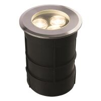 Lampa najazdowa PICCO LED L 9104 Nowodvorski Srebrna średnica 7,5 cm