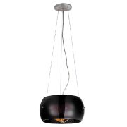 Lampa wisząca Cosmo czarna AZzardo 2901-3PA AZ0909 wykonana jest z metalu oraz szkła o wykończeniu czarnym