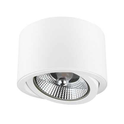 Oprawa sufitowa CHLOE AR111 Spectrum Led SLIP005012 Biała wysokość 10 cm