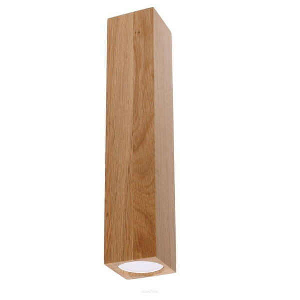 PLAFON SPOT KEKE 30 DĄB SL.1041 SOLLUX LIGHTING WYSOKOŚĆ 30 CM