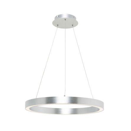 Lampa wisząca CARLO PL200910-400-SL Zuma Line Srebrny okrąg szczotkowany 40 cm