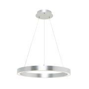 Lampa wisząca CARLO PL200910-400-SL Zuma Line Srebrny okrąg szczotkowany 40 cm