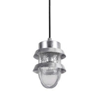 Lampa zewnętrzna TIVOLI 6634/G Italux WISZĄCA METALOWA OPRAWA W KOLORZE SREBRNYM STYL RETRO / INDUSTRIAL IP44