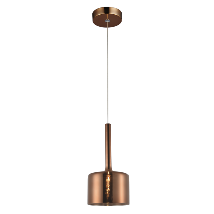 Lampa wisząca  Copenhagen - P01028CU cosmolight lampa z metalu miedzianego szkła