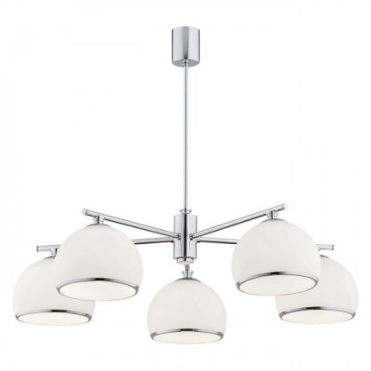 Lampa wisząca żyrandol MARBELLA 2087 Argon 5x E27 chrom biały