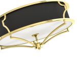 Plafon Stesso PL Gold / Nero M Orlicki Design średnica 59 cm czarno-złoty - 4