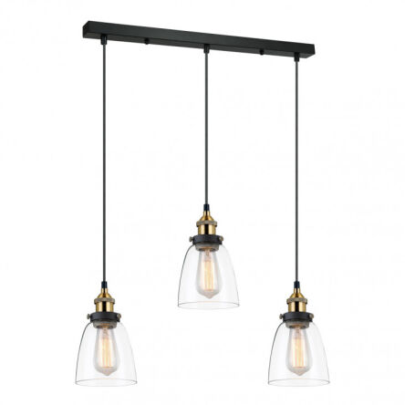 Lampa wisząca FRANCIS MDM-2563/3 GD+CL Italux Surowy styl retro