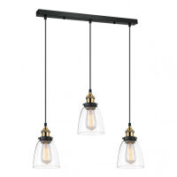 Lampa wisząca FRANCIS MDM-2563/3 GD+CL Italux Surowy styl retro