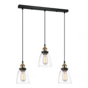Lampa wisząca FRANCIS MDM-2563/3 GD+CL Italux Surowy styl retro