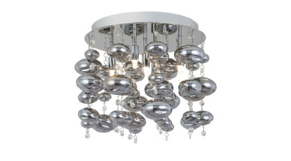 Plafon ELLI RLX92175-5R Zuma LINE Nowoczesny szklane kulki